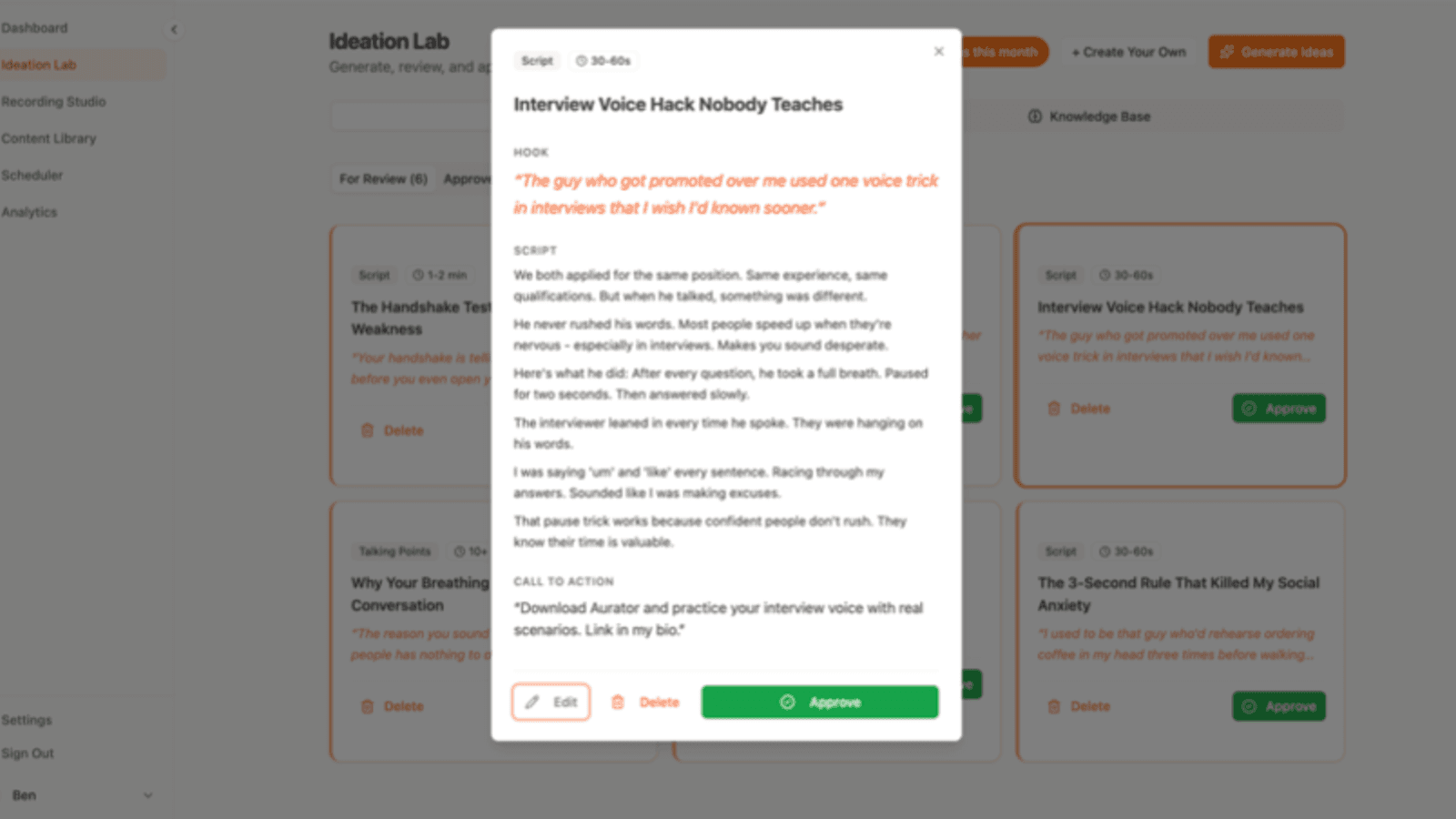 Content Ideas That Sound Like You — CreateSocial