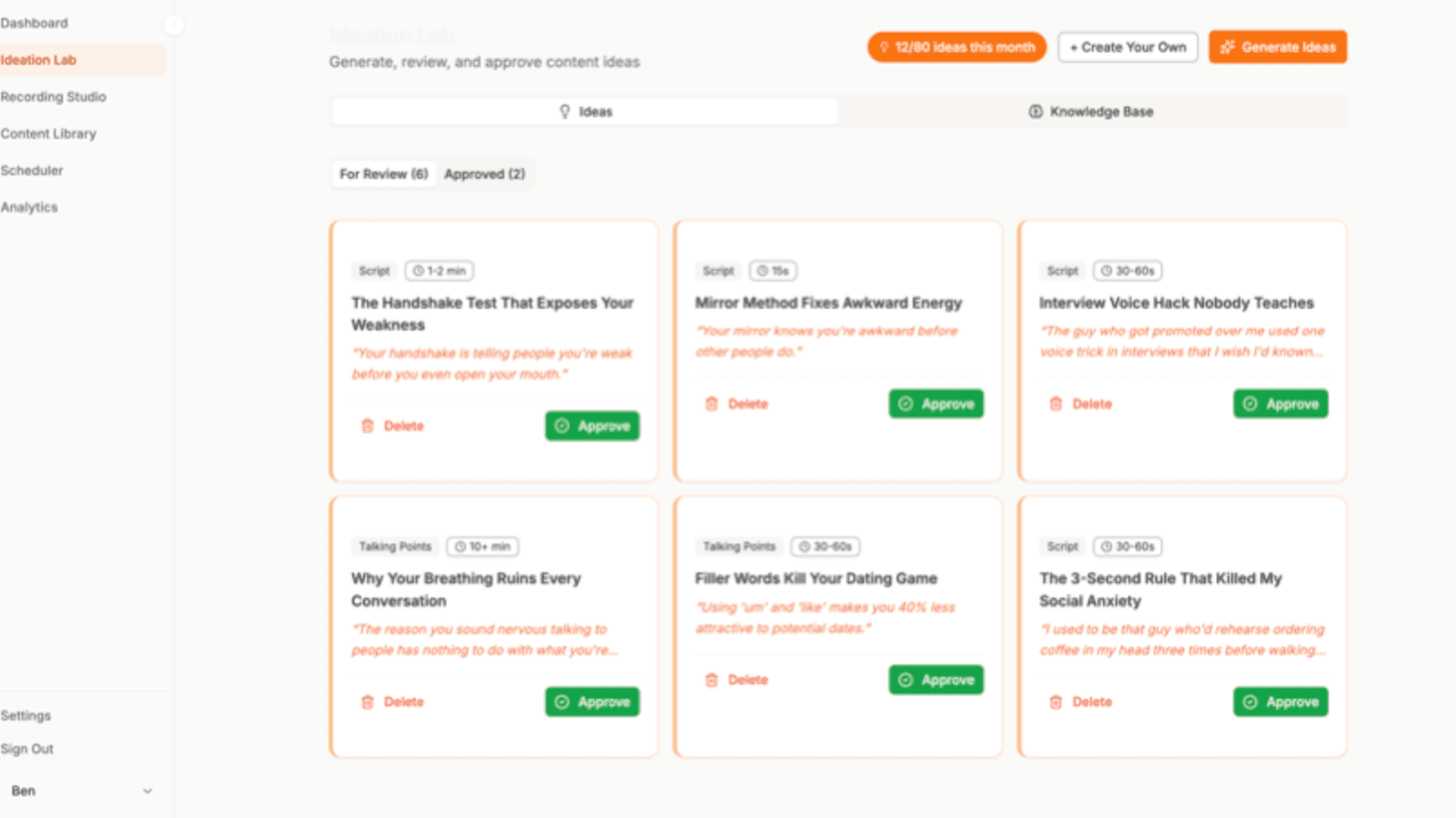Ideation Lab — CreateSocial
